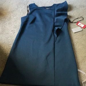 Vince Camuto teal dress, NWT, size 12